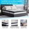Emma and Oliver Tufted Platform Bed with 10 Inch Pocket Spring Mattress